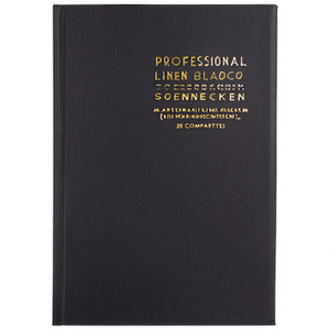 Professional Linen Black SOENNECKEN <b>A4</b> File <b>Folder</b> with 20 Compartments - Product Image 2