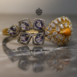 Bracelet de mode corail et violet - Product Image 3