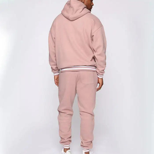 Hombres Street Wear French Terry Dgt Print Hoodie Sweat Pant Chándales Deportes Casual Moda Diseño Sudadera con capucha Conjuntos - Product Image 4