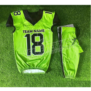 Maillot de football américain personnalisable, uniforme à sublimation, séchage rapide, respirant, manches courtes, unisexe, meilleure vente - Product Image 4