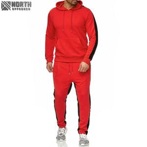 Conjunto de ropa deportiva de chándal de invierno para hombre con logotipo personalizado de alta calidad, pantalones cortos con capucha, pantalones de chándal estampados, chándal deportivo al por mayor - Product Image 2