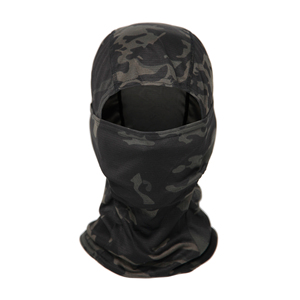 Bonnet d'hiver en tricot polaire chaud avec 3 trous, cagoule avec logo personnalisé, masque de ski brodé, vente en gros - Product Image 6