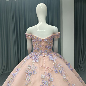 ANY199 ชุดราตรีงานเลี้ยงแบบมีดอกไม้ประดับหวานๆ สไตล์โมเดิร์น - Product Image 6