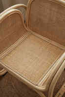 Prix bon marché meubles en rotin du Vietnam fauteuil en rotin bambou chaise en bois massif canapé extérieur chaise de jardin meubles en rotin