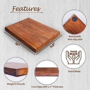 Planche à découper personnalisée Butcher Block gravée Design personnalisé Cadeaux de réunion de famille Idées cadeaux uniques 2024 - Product Image 5