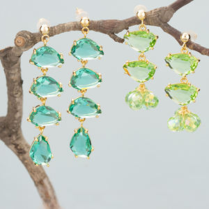 925 Silver Uneven Citrine Gemstone Connector Charms - DIY Making Jewelry - Product Image 4