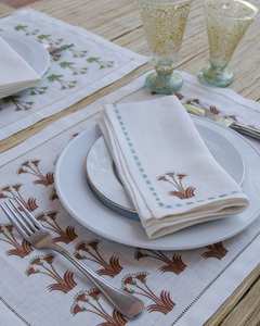 Serviettes en tissu de broderie serviettes de table lavables douces réutilisables pour la table à manger OEM de dîner de famille de fête de mariage - Product Image 5