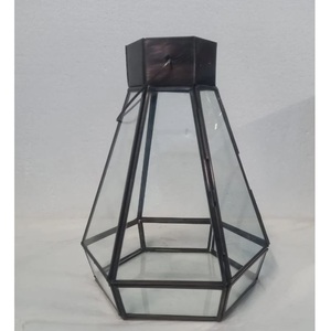 Lámpara Decorativa de Cristal Estilo Huracán, Decoración para Bodas y Eventos, Exhibidor, Maceta para Suculentas, Decoración de Interiores, Terrario - Product Image 1