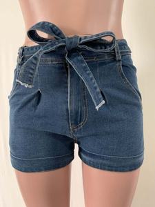 2023 Denim Ladies <b>Jean</b> Shorts Casual Sexy Hip Lift High <b>Waist</b> Denim Short <b>Jeans</b> - Product Image 5
