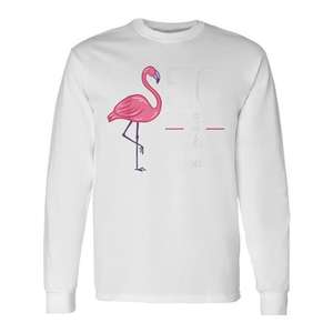 <b>Flamingo</b> 50th Birthday Milestone Long Sleeve T-<b>Shirt</b> 50 Years <b>Flamingo</b> T-<b>Shirt</b> for Men and Women Promotional Gift - Product Image 1