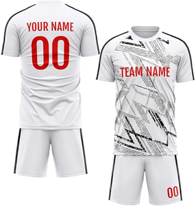 Camiseta Deportiva Personalizada para Hombre, Material de Poliéster Transpirable, Uniforme de Fútbol OEM - Product Image 4