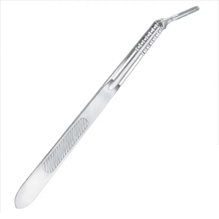 High Grade Scalpel Blade Handle B.P Handle 4LA 12.75 cm Made Stainless Steel Signal Ended Scalpel Handle