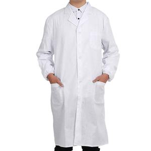 Bata de Laboratorio Personalizada, Sin Arrugas, de Spandex, Manga Larga, Ligera, con Detección de Agujas, Fusión Sin Costuras, para Uso Hospitalario Unisex - Product Image 1
