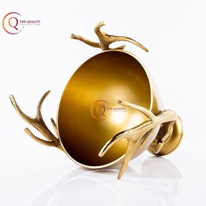 Enfriador de cubo de acero para Barra de hogar de nuevo diseño, bañera de hielo de Metal de Color dorado con mango de diseño de asta para decoración y uso de botellas de cerveza - Product Image 4