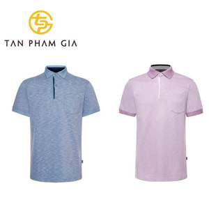 Tan Pham Gia T-shirt de golf en polyester 100% de qualité supérieure du fabricant vietnamien Livraison rapide Vêtements pour hommes - Product Image 1