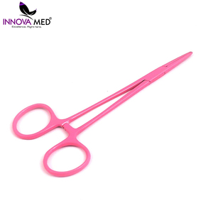 Pinces hémostatiques droites et courbées en acier inoxydable de 12,5 cm, instruments chirurgicaux par INNOVAMED INSTRUMENTS en gros - Product Image 5