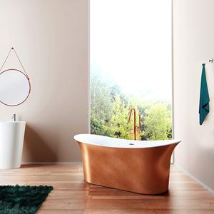 Hot Selling Bathroom Accessories Free Standing Copper <b>Bathtub</b> for Adults Available at Affordable Price Form India - Product Image 6
