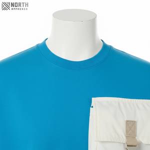 T-shirts Hip Hop Jersey T-shirt Homme T-shirt Uni Broderie T-shirts de Marque pour T-shirt 280gsm - Product Image 4