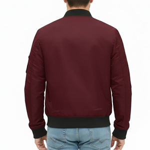 Chaqueta Bomber de Invierno para Hombre de Alta Calidad, Transpirable, Resistente al Viento, con Logotipo Frontal, en Grandes Cantidades - Product Image 2