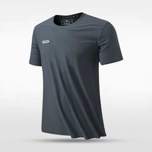 Camiseta de Compresión de Mezclilla para Hombre con Costuras Duraderas y Acabado Preparado para Venta al Por Mayor - Fabricante Mayorista - Product Image 1