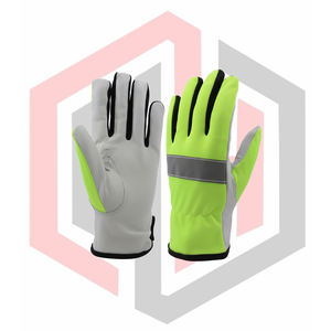 Gants de soudage en cuir de chèvre et de vache, vente en gros, robustes, durables, résistants aux déchirures, anti-coupures, anti-statiques, 11 oz - Product Image 1