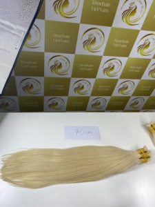 Venta al por mayor 100% Extensiones de Cabello Virgen Remy Vietnamita Precio de Fábrica Color Rubio Onda Recta Cinta Natural Cabello de Una Cabeza - Product Image 6