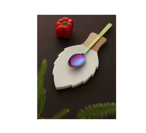 Reposapiés grande de mármol y madera para encimera de cocina Apto para lavavajillas Productos de mármol a un costo razonable - Product Image 2