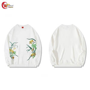 Sweat-shirt à col rond anti-boulochage Logo personnalisé avec manches longues Sweatshirts Slim Fit de couleur personnalisée pour femmes - Product Image 2