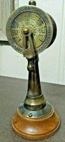 Laiton antique 6 pouces Marine Metal Craft Ship Engine Room Telegraph Working Nautical Design