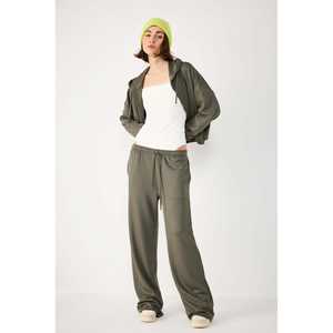 Pantalon décontracté pour femme, coupe droite, viscose/polyester - Product Image 4