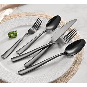 Elegante juego de cubiertos de metal rústico para cocinas de estilo rústico, cenas familiares y comidas diarias. - Product Image 2