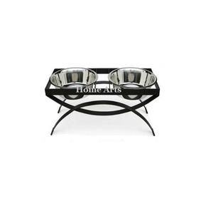 Newest Design Stainless Steel <b>Dog</b> <b>Bowl</b> With <b>Wooden</b> <b>Stand</b> Greatest Quality <b>Dog</b> <b>Bowls</b> For Garden And Home Usage - Product Image 2