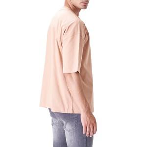 เสื้อยืดผ้าฝ้าย100% สำหรับผู้ชายทรงโอเวอร์ไซส์ทรงหลวมน้ำหนักมากซักด้วยกรดสวมใส่สบายมีดีไซน์พิมพ์ลายดิจิตอล - Product Image 5