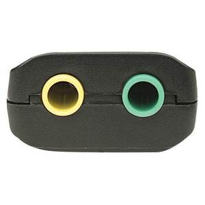 Manhattan Black USB DAC 879 Cable de tarjeta de audio externa Modelo 0395562 2 canales - Product Image 3