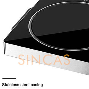 Cuisinière électrique en céramique haute puissance 2200W 110V-220V avec boîtier en acier inoxydable, cuisinière à induction intelligente - Product Image 2