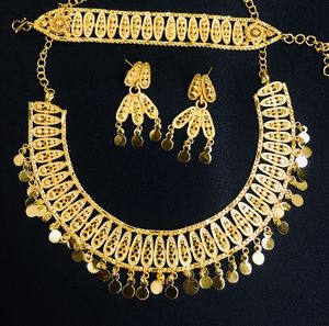 2024 Best Buy Ready 24K chapado en oro estilo Vintage cobre indio moda joyería conjunto inspirado Comoras Mayotte envío rápido - Product Image 5