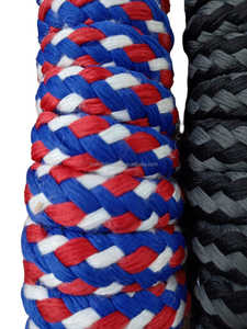 พรีเมี่ยมม้าฟองน้ำโพลีเอสเตอร์ถัก Texrised นุ่มนำเชือก2 Mtr ความยาว18มิลลิเมตรหนาสีแดง/สีเหลือง/นกเป็ดน้ำที่มี54กรัมเบ็ด Bighai - Product Image 6