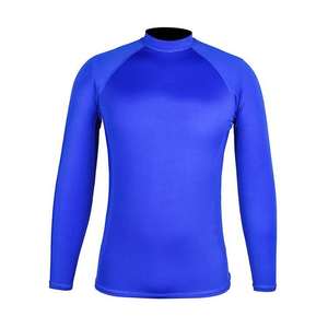 เสื้อรัดรูปแขนยาวสำหรับผู้ชาย, เสื้อเล่นเซิร์ฟแห้งเร็วเสื้อรัดกล้ามเนื้อระบายอากาศสำหรับออกกำลังกายในยิม - Product Image 4
