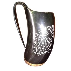 Taza de Cuerno Natural para Beber, Hecha a Mano, de Cuerno de Búfalo, para Cerveza y Cerveza Artesanal, de CRAFT ZONE EXPORT - Product Image 4