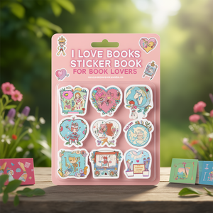Libro de Pegatinas I Love Books para Amantes de los Libros - Product Image 3