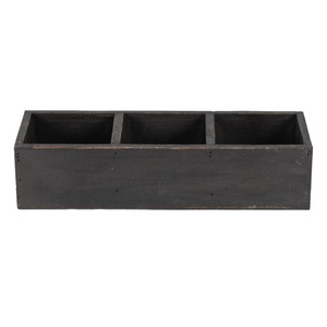 Plateau de service en bois marron de haute qualité avec poignées 27X18X12 cm Vaisselle de dernière conception pour un usage domestique pour la nourriture et le dîner - Product Image 6