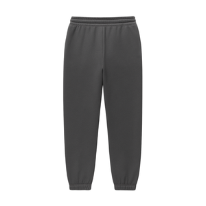 <b>Women</b> Charcoal French Terry Joggers 100% Luxury Organic Cotton Pre Shrunk GOTS Certified Premium Soft Tapered Relaxed Fit <b>Pants</b> - Product Image 2