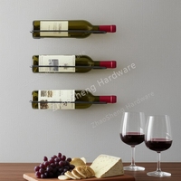 4Pcs Fashion Bar Display Shelf Storage Bear Champagne Organizer Wine Rack Wall Mounted Wine Bottle Holder