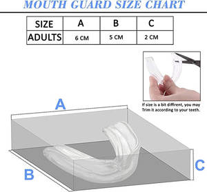 Protège-dents Protège-dents Logo personnalisé Sports Boxe Football Basketball MMA Protège-gencives Protège-dents - Product Image 6