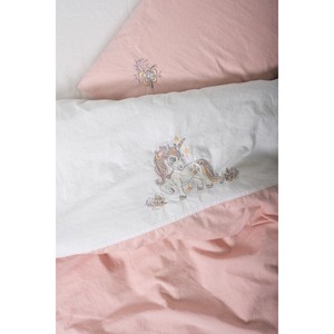 Juego de Funda de Edredón para Bebé Boncuk Beyaz, 100% Algodón, Modelos en Caja - Product Image 2