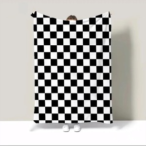 Customized Emergency Survival Polyester Knitted Warm Soft Breathable Two Sides Solid Combine Color Flannel Fleece <b>Blanket</b> - Product Image 4