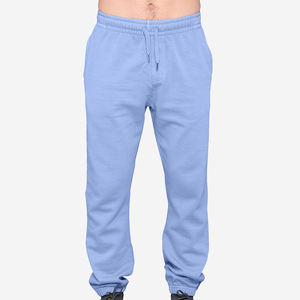 Pantalons de survêtement pour hommes en toile légère 100% polyester, design personnalisé, taille élastique, vêtements de sport décontractés, pantalons de jogging - Product Image 1