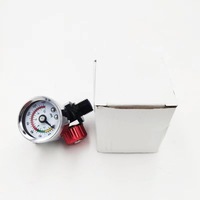Régulateur de pression avec manomètre en aluminium argenté, filtre à eau en ligne pour compresseur d'air, outils de filtre, régulateur OEM, garantie 3 ans