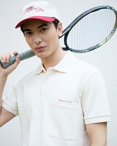 Routine Vietnam Tricoté Manches Courtes pour Homme avec Poche à Rabat Imprimé Broderie Ajusté Taille Personnalisée - Product Image 2