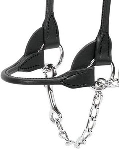 Marrón venta al por mayor ODM CABALLO HALTER CUERO SUAVE AJUSTABLE CUERO GENUINO CABALLO HALTER DE ACERO INOXIDABLE DE LA INDIA - Product Image 4